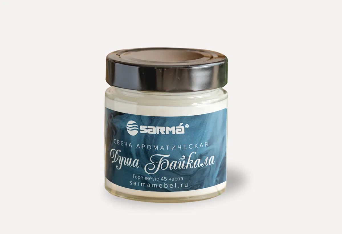 Свеча ароматическая Душа Байкала 200 мл